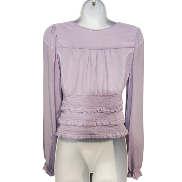 FREE PEOPLE SOLID LOLITA TOP PURPLE SZ XS - Picture 7 of 13